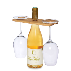 branded Wine Bottle Glass Carrier, from our range of promotional Wine & Bar Accessories