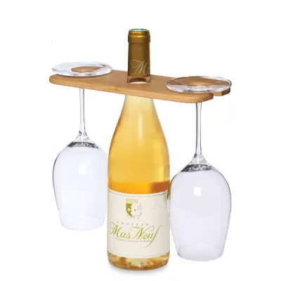 branded Wine Bottle Glass Carrier, from our range of promotional Wine & Bar Accessories