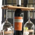 branded Wine Bottle Glass Carrier, from our range of promotional Wine &amp; Bar Accessories