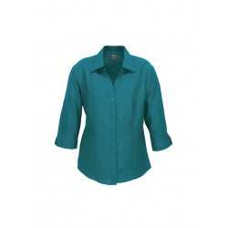 branded Ladies Plain Oasis 3/4 Sleeve Shirt, from our range of promotional Ladies Corporate Shirts
