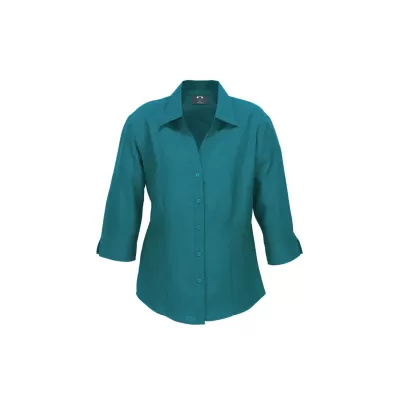 branded Ladies Plain Oasis 3/4 Sleeve Shirt, from our range of promotional Ladies Corporate Shirts