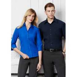 branded Ladies Plain Oasis 3/4 Sleeve Shirt, from our range of promotional Ladies Corporate Shirts