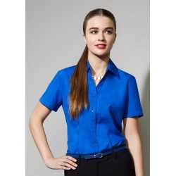 Ladies Corporate Shirts  - Ladies Plain Oasis Short Sleeve Shirt