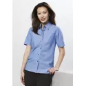 branded Ladies Wrinkle Free Chambray Short Sleeve Shirt, from our range of promotional Ladies Corporate Shirts