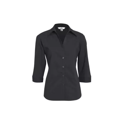 branded Ladies Metro 3/4 Sleeve Shirt, from our range of promotional Ladies Corporate Shirts