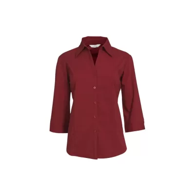branded Ladies Metro 3/4 Sleeve Shirt, from our range of promotional Ladies Corporate Shirts