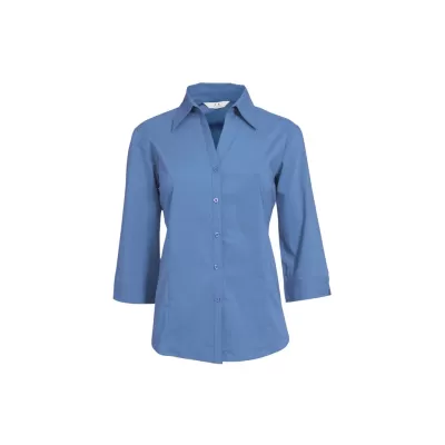branded Ladies Metro 3/4 Sleeve Shirt, from our range of promotional Ladies Corporate Shirts