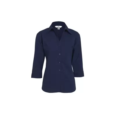 branded Ladies Metro 3/4 Sleeve Shirt, from our range of promotional Ladies Corporate Shirts