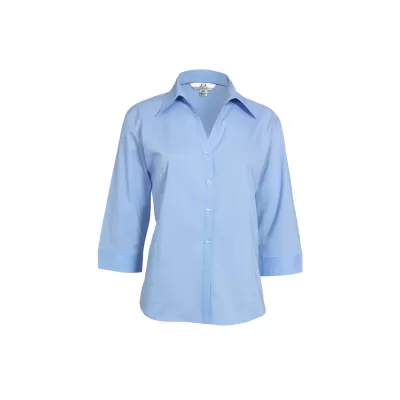 branded Ladies Metro 3/4 Sleeve Shirt, from our range of promotional Ladies Corporate Shirts