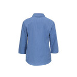 branded Ladies Micro Check 3/4 Sleeve Shirt, from our range of promotional Ladies Corporate Shirts