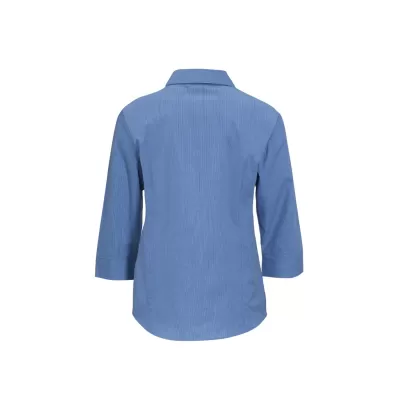 branded Ladies Micro Check 3/4 Sleeve Shirt, from our range of promotional Ladies Corporate Shirts