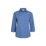 branded Ladies Micro Check 3/4 Sleeve Shirt, from our range of promotional Ladies Corporate Shirts