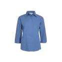 branded Ladies Micro Check 3/4 Sleeve Shirt, from our range of promotional Ladies Corporate Shirts