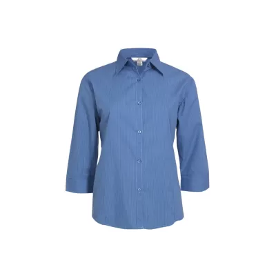 branded Ladies Micro Check 3/4 Sleeve Shirt, from our range of promotional Ladies Corporate Shirts