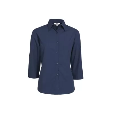 branded Ladies Micro Check 3/4 Sleeve Shirt, from our range of promotional Ladies Corporate Shirts