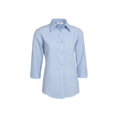 branded Ladies Micro Check 3/4 Sleeve Shirt, from our range of promotional Ladies Corporate Shirts