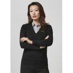 branded Ladies V-Neck Pullover, from our range of promotional Pullovers & Vests