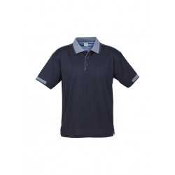 branded Mens Noosa Self Check Polo Shirt, from our range of promotional Men's Promotional Polo Shirts