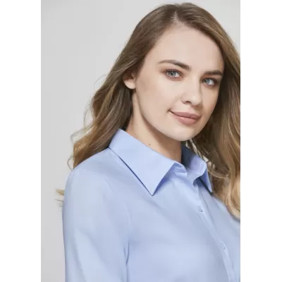 branded Ladies Luxe 3/4 Sleeve Shirt, from our range of promotional Ladies Corporate Shirts