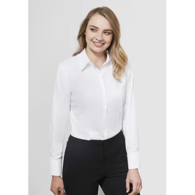 branded Ladies Luxe Long Sleeve Shirt, from our range of promotional Ladies Corporate Shirts