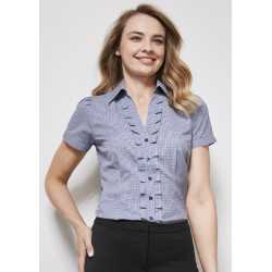 branded Ladies Edge Short Sleeve Shirt, from our range of promotional Ladies Corporate Shirts