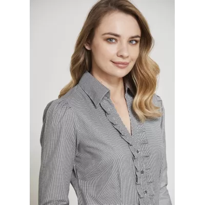 branded Ladies Edge 3/4 Sleeve Shirt, from our range of promotional Ladies Corporate Shirts