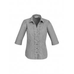 branded Ladies Edge 3/4 Sleeve Shirt, from our range of promotional Ladies Corporate Shirts