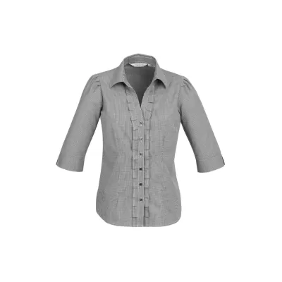 branded Ladies Edge 3/4 Sleeve Shirt, from our range of promotional Ladies Corporate Shirts