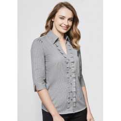branded Ladies Edge 3/4 Sleeve Shirt, from our range of promotional Ladies Corporate Shirts