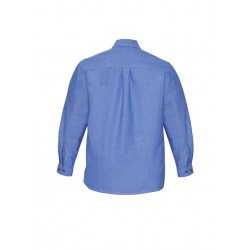 Men's Corporate Shirts  - Mens Wrinkle Free Chambray Long Sleeve Shirt