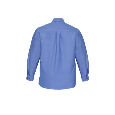 branded Mens Wrinkle Free Chambray Long Sleeve Shirt, from our range of promotional Men's Corporate Shirts