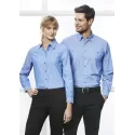 branded Mens Wrinkle Free Chambray Long Sleeve Shirt, from our range of promotional Men's Corporate Shirts