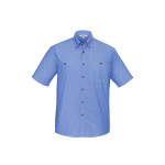 branded Mens Wrinkle Free Chambray Short Sleeve Shirt, from our range of promotional Men&#039;s Corporate Shirts