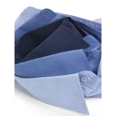 branded Mens Micro Check Long Sleeve Shirt, from our range of promotional Men's Corporate Shirts