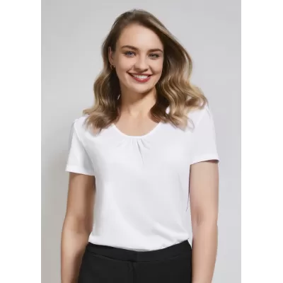 branded Ladies Chic Blouse, from our range of promotional Ladies Corporate Shirts
