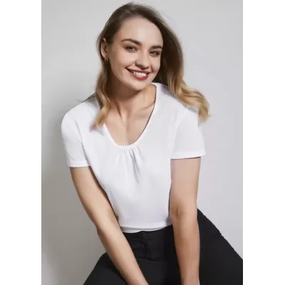 branded Ladies Chic Blouse, from our range of promotional Ladies Corporate Shirts