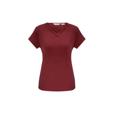 branded Ladies Lana Short Sleeve Blouse, from our range of promotional Ladies Corporate Shirts