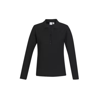 branded Ladies Crew L/S Polo Shirt, from our range of promotional Ladies Promotional Polo Shirts