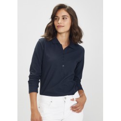 Ladies Promotional Polo Shirts  - Ladies Crew L/S Polo Shirt