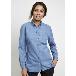 branded Ladies Indie Long Sleeve Shirt, from our range of promotional Ladies Corporate Shirts