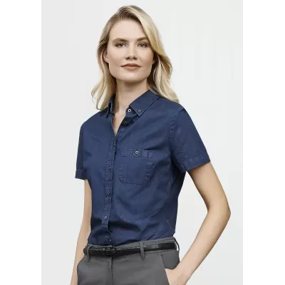 branded Ladies Indie Short Sleeve Shirt, from our range of promotional Ladies Corporate Shirts
