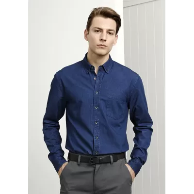 branded Mens Indie Long Sleeve Shirt, from our range of promotional Men's Corporate Shirts