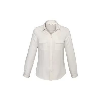 branded Ladies Madison Long Sleeve Shirt, from our range of promotional Ladies Corporate Shirts
