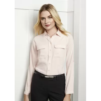 branded Ladies Madison Long Sleeve Shirt, from our range of promotional Ladies Corporate Shirts