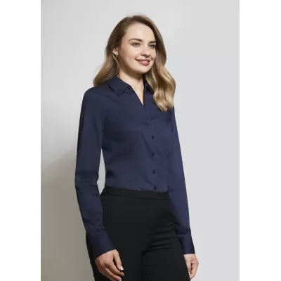 branded Ladies Monaco Long Sleeve Shirt, from our range of promotional Ladies Corporate Shirts