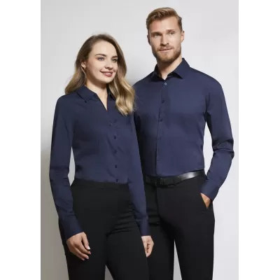 branded Ladies Monaco Long Sleeve Shirt, from our range of promotional Ladies Corporate Shirts