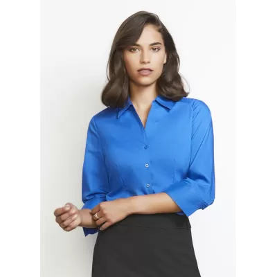 branded Ladies Monaco 3/4 Sleeve Shirt, from our range of promotional Ladies Corporate Shirts