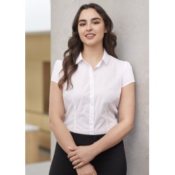 branded Ladies Euro Short Sleeve Shirt, from our range of promotional Ladies Corporate Shirts