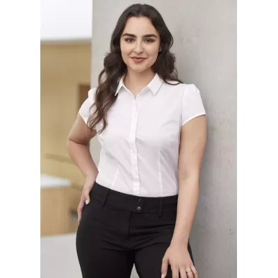 branded Ladies Euro Short Sleeve Shirt, from our range of promotional Ladies Corporate Shirts