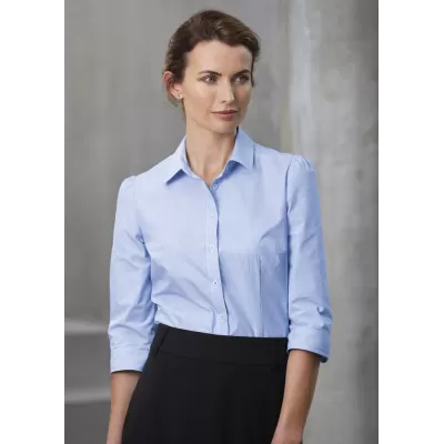 branded Ladies Euro 3/4 Sleeve Shirt, from our range of promotional Ladies Corporate Shirts